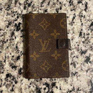 Louis Vuitton Vintage Monogram Bifold Card / Mini Agenda Holder